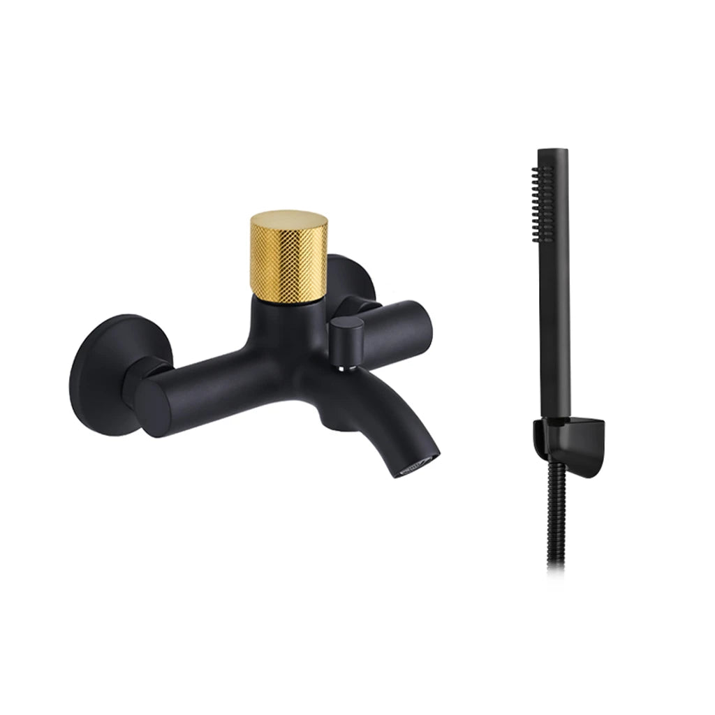 ΜΠΑΤΑΡΙΑ MINIMAL ΛΟΥΤΡΟΥ BLACK/GOLD, ETNA DECO