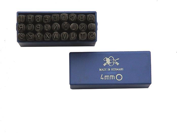 Σετ γραμμάτων κτυπητά λατινικά Α-Ζ των 4mm