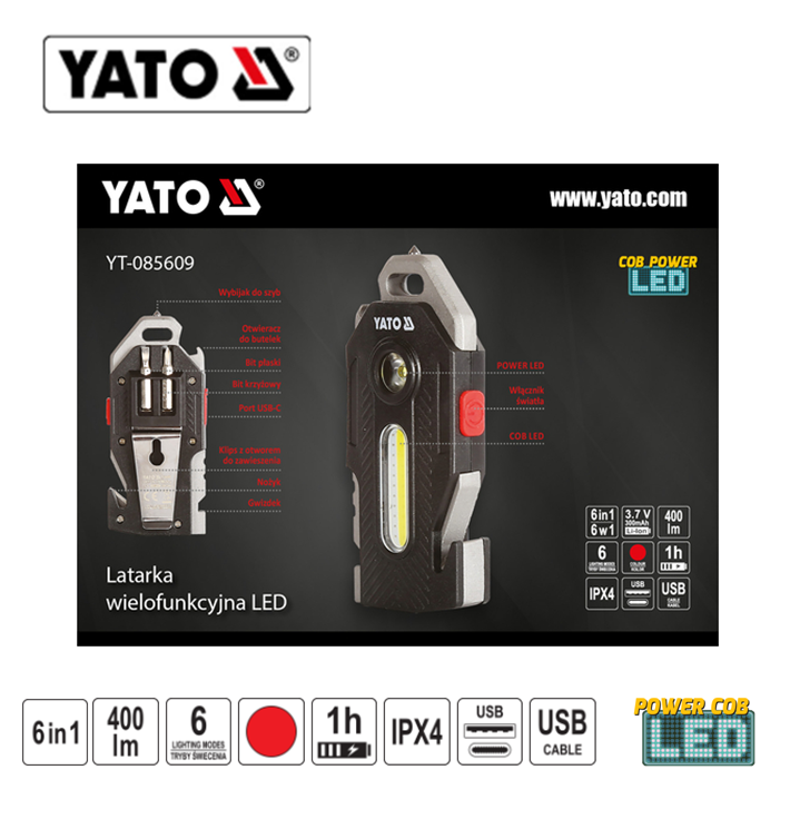 ΦΑΚΟΣ ΠΟΛΥΕΡΓΑΛΕΙΟ 6 ΣΕ 400LM YT-085609