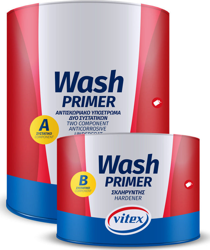 VITEX - WASH PRIMER - ΑΝΤΙΣΚΩΡΙΑΚΟ ΑΣΤΑΡΙ 2 ΣΥΣΤΑΤΙΚΩΝ 820mL - 1001874