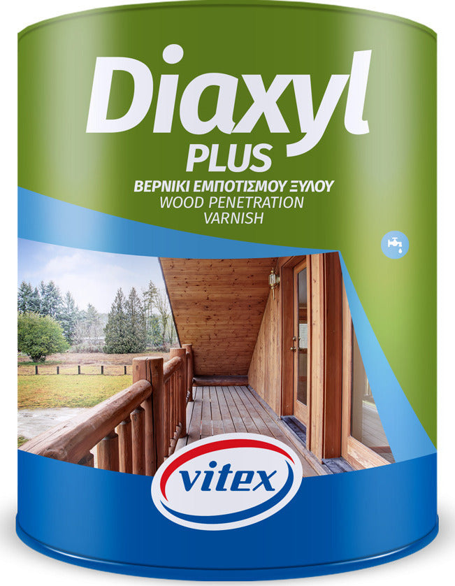 VITEX - DIAXYL PLUS ΒΕΡΝΙΚΙ ΞΥΛΟΥ ΝΕΡΟΥ ΑΧΡΩΜΟ 2,5L ΕΛΑΦΡΩΣ ΣΑΤΙΝΕ- 1002301