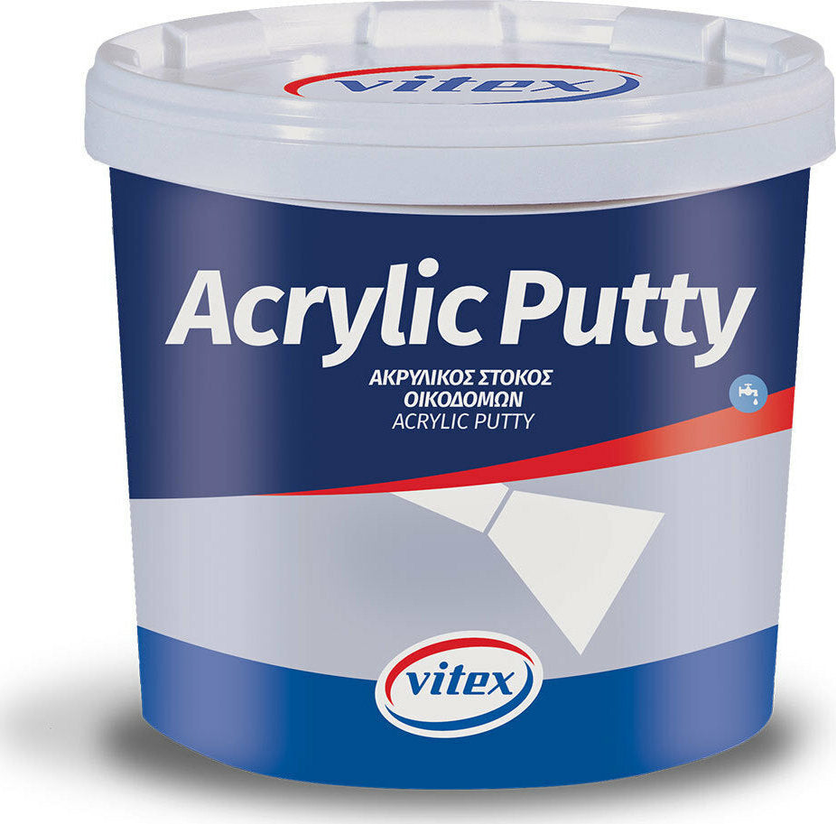 VITEX - ACRYLIC PUTTY - ΑΚΡΥΛΙΚΟΣ ΣΤΟΚΟΣ ΟΙΚΟΔΟΜΩΝ - ΧΡΩΜΑ ΛΕΥΚΟ 400gr - 1004211