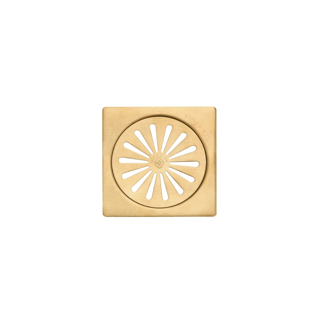 ΣΧΑΡΑ ΙΝΟΧ 12Χ12 PVD BRUSHED GOLD
