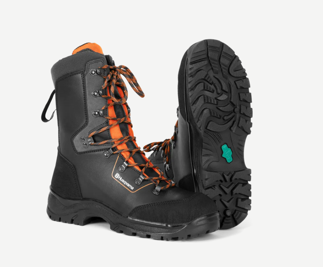 Μπότες Δερμάτινες Husqvarna με Προστασία από Αλυσοπρίονο Νo 42