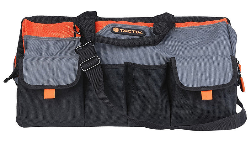 TACTIX 323141 Τσάντα εργαλείων με φερμουάρ και θήκες
