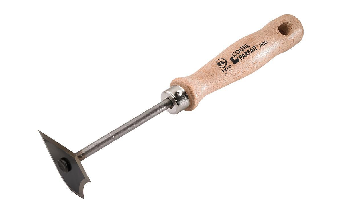 Ξύστρα τρίγωνη και οβάλ με ξύλινη λαβή 1190