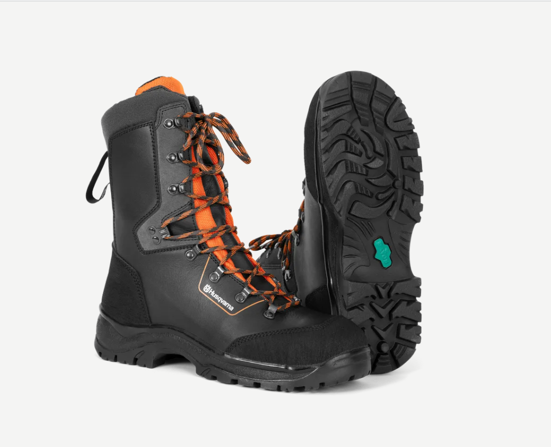 Μπότες Δερμάτινες Husqvarna με προστασία από Αλυσοπρίονο Νo 43