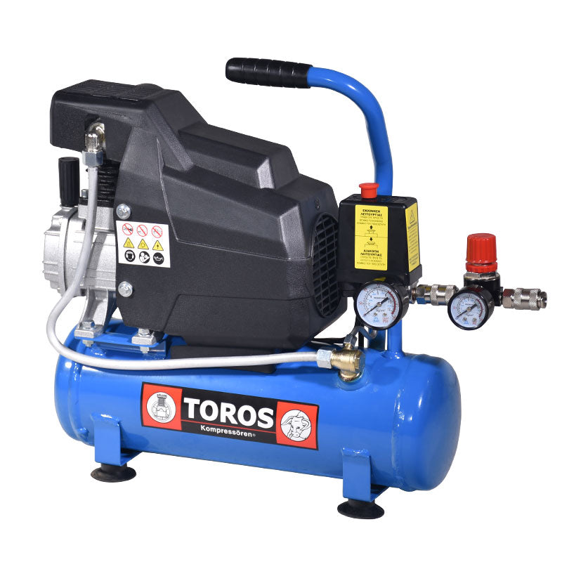 TOROS: ΑΕΡΟΣΥΜΠΙΕΣΤΗΣ ΜΟΝΟΜΠΛΟΚ 6LT/1,5HP 230V