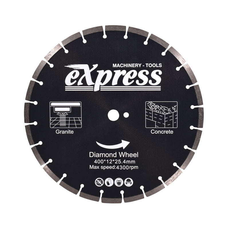 ΔΙΣΚΟΣ ΚΟΠΗΣ ΓΙΑ ΜΠΕΤΟΝ ΚΑΙ ΓΡΑΝΙΤΗΦ 400x12x25,4x4mm - 4300rpm