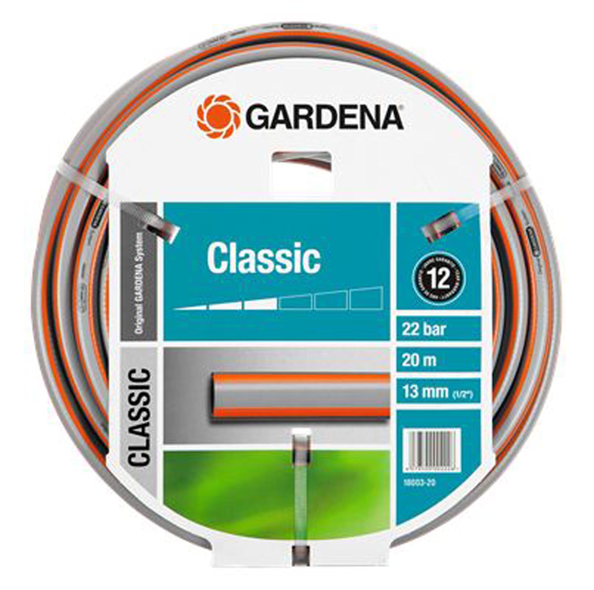 18003-20 Λάστιχο Gardena Classic 1/2"- 20m