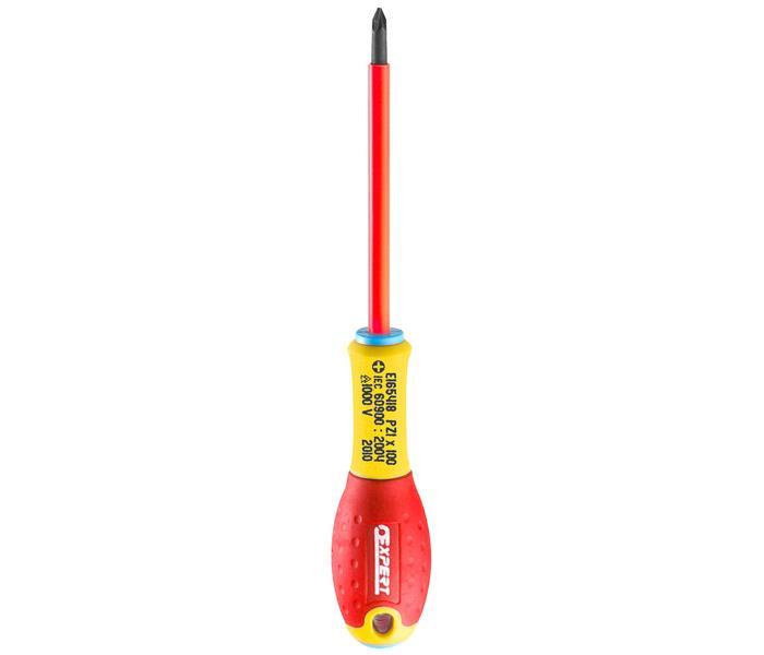 Κατσαβίδι pozi με μόνωση 1000V pz1x100mm E165418