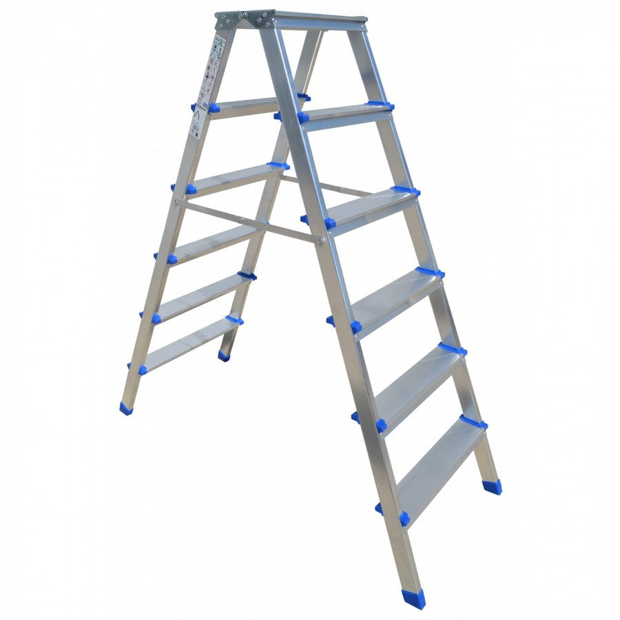 PROFAL ΣΚΑΛΑ ΑΛΟΥΜΙΝΙΟΥ ΔΙΠΛΗ 6+6 803006