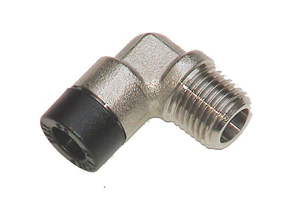Γωνία αρσενική 1/4" σε σωλήνα 8mm 17134