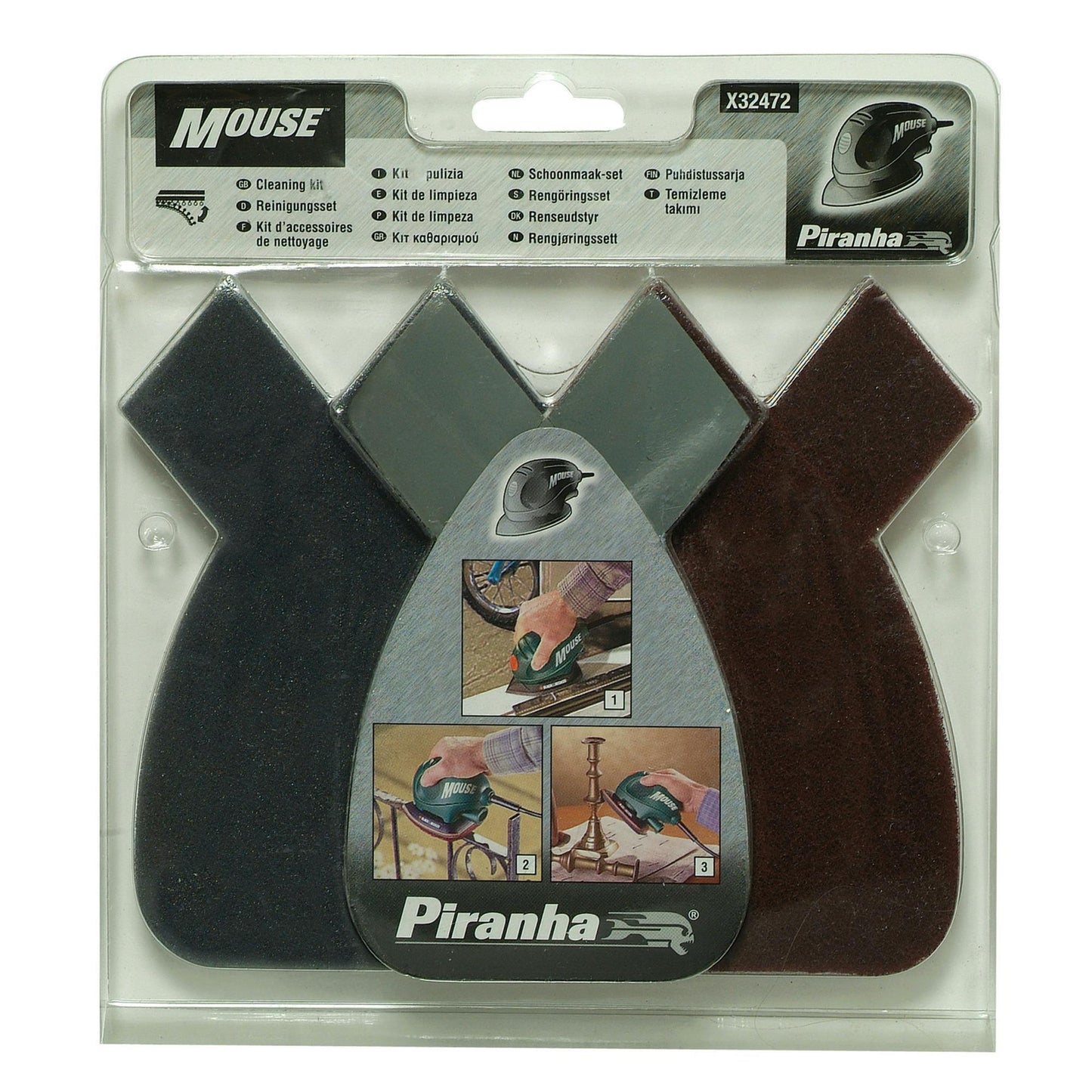 Στιλβοτικά και γυαλιστικά mouse velcro 6τεμ.