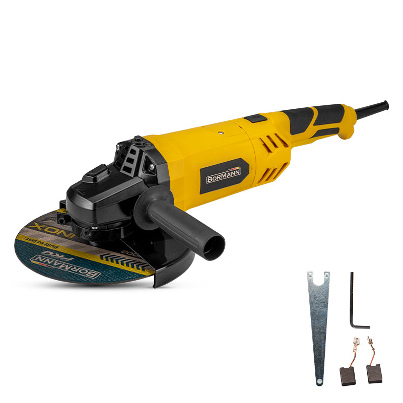 BORMANN BAG2200 Γωνιακός Τροχός 2200W, Φ230 Με Προεκκίνηση