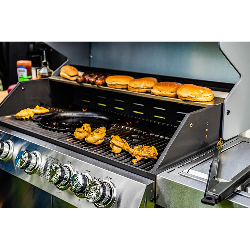 BORMANN ELITE BBQ5100 Ψησταριά Υγραερίου Prime 5+1 Εστιών Luxury Type