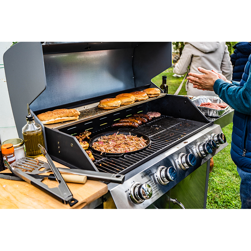 BORMANN ELITE BBQ5100 Ψησταριά Υγραερίου Prime 5+1 Εστιών Luxury Type