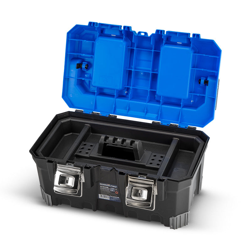 BORMANN Pro BTB3316 Εργαλειοθήκη Χειρός Πλαστική "Lion", Λαβή Αλουμινίου,Μεταλλικό Koύμπωμα