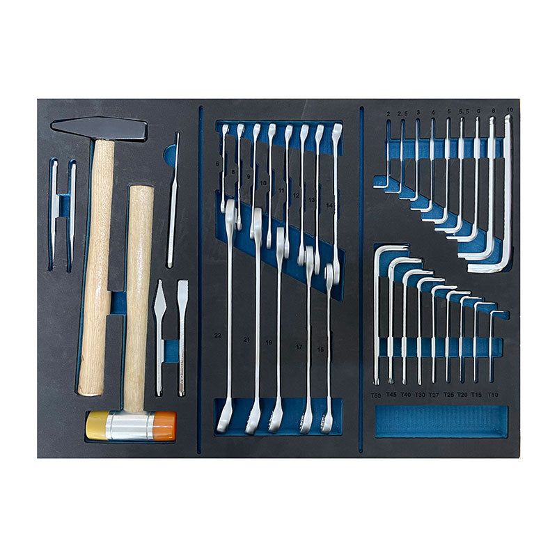 BORMANN Pro BWR7600SET Εργαλειοφορέας 6 Συρτάρια Πλαϊνό Ντουλάπι Και 120 Εργαλεία Cr-V