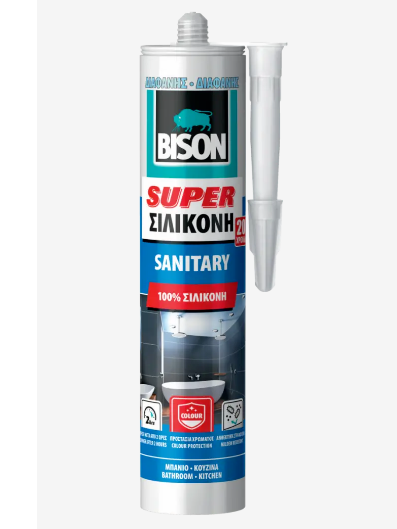 ΣΙΛΙΚΟΝΗ SUPER ΑΝΤΙΜΟΥΧΛΙΚΗ ΛΕΥΚΗ 280ml (ΜΠΑΝΙΟ) BISON