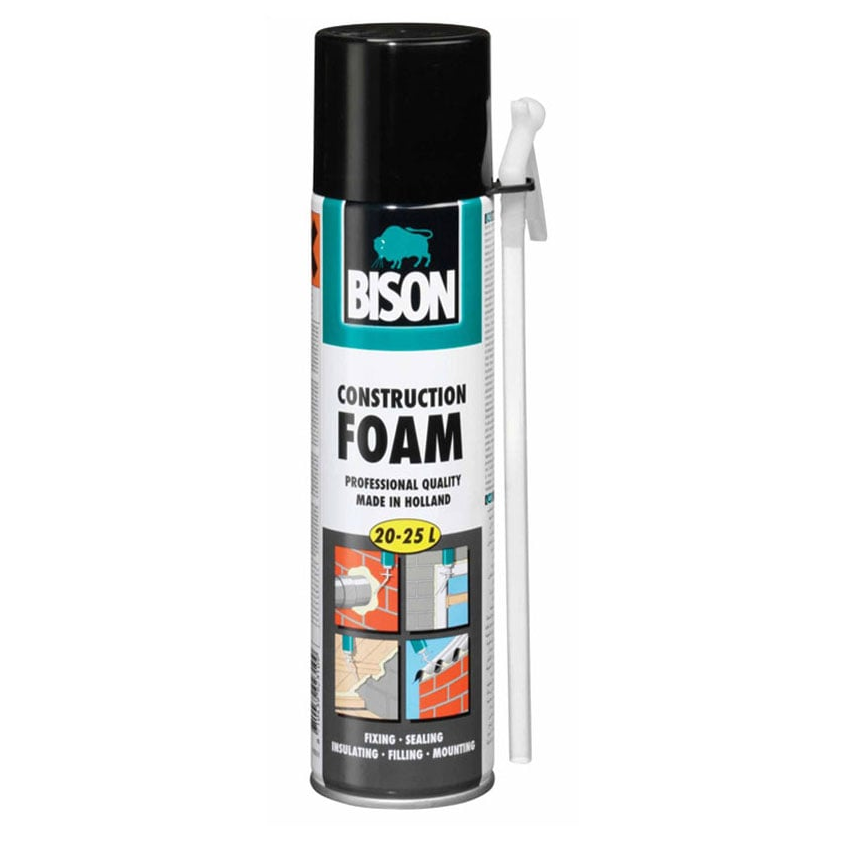 CONSTRUCTION FOAM AEROSOL 500ML BISON