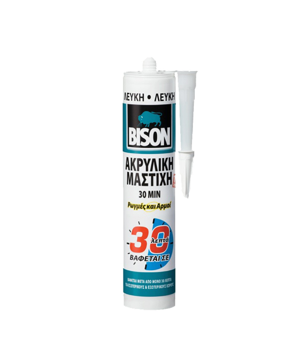 ACRYLIC EXTRA FAST 30MIN ΛΕΥΚΗ 300ml BISON