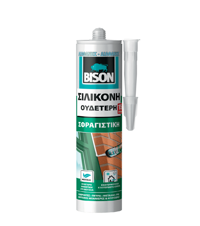 SILICONE ΟΥΔΕΤΕΡΗ ΔΙΑΦΑΝΗ 280ml BISON