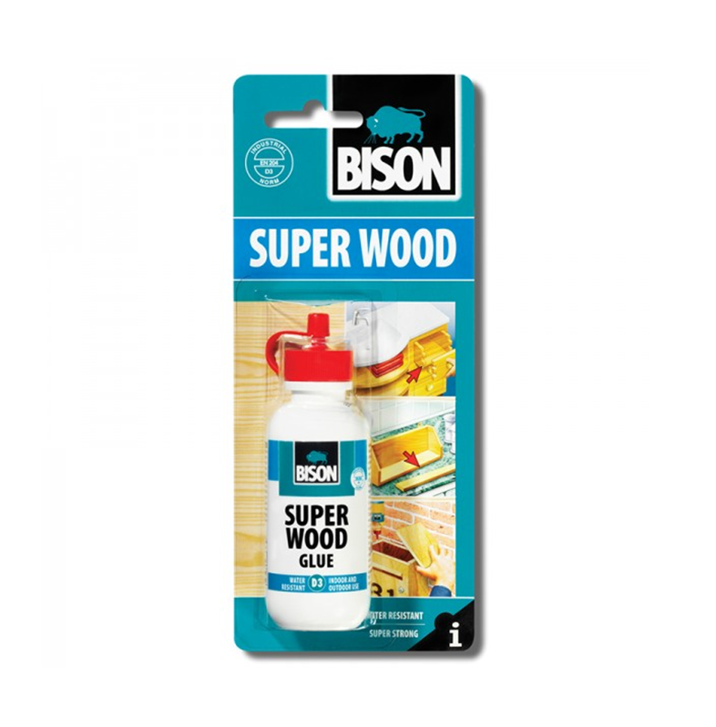 WOOD GLUE ΜΠΟΥΚΑΛΙ 75GR BLISTER BISON