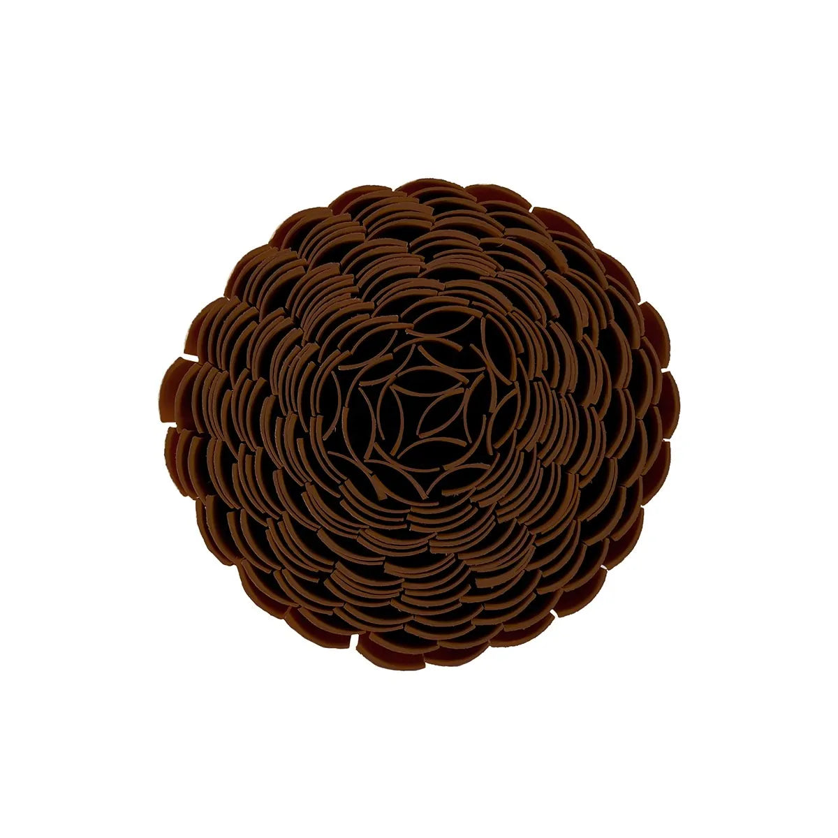 Καλαμωτή PVC 14mm Μισό Καλάμι 100x300εκ. - Καφέ