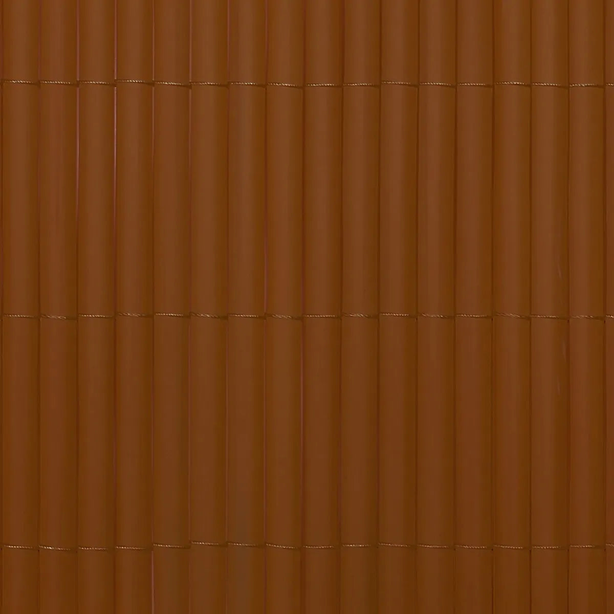 Καλαμωτή PVC 14mm Μισό Καλάμι 100x300εκ. - Καφέ