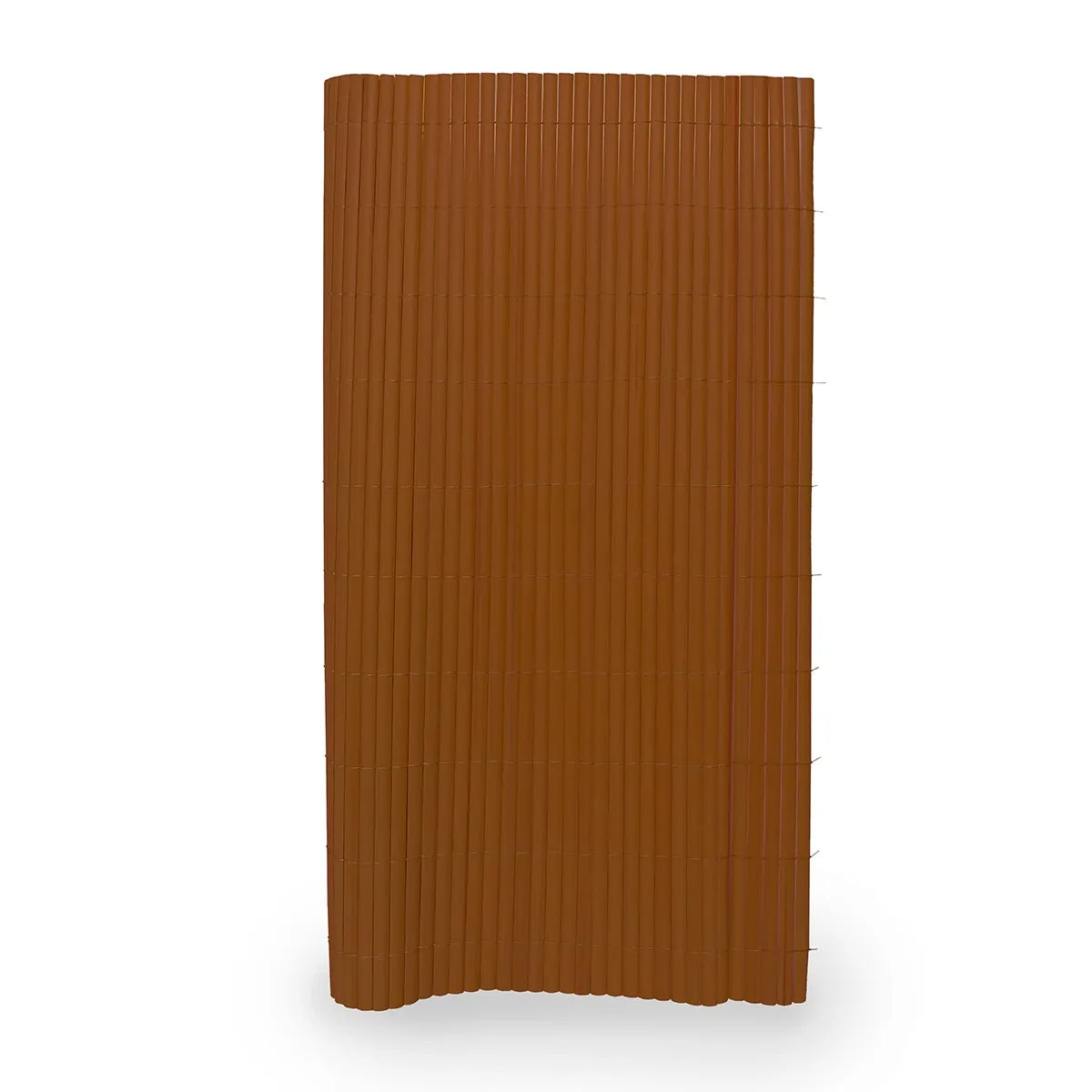 Καλαμωτή PVC 14mm Μισό Καλάμι 100x300εκ. - Καφέ