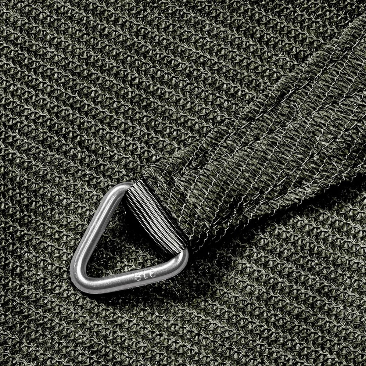 Πανί Σκίασης Τετράγωνο 280gsm Premium 5 x 5m Olive