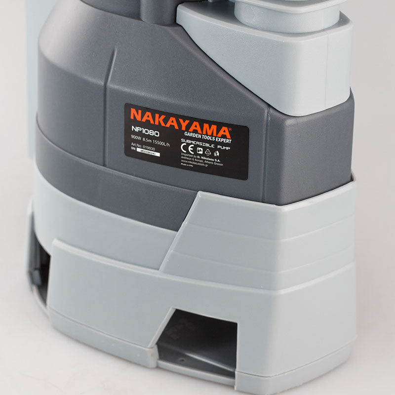 NAKAYAMA PRO NP1080 Αντλία Ακαθάρτων Ενσωματωμένο Φλοτέρ 900W