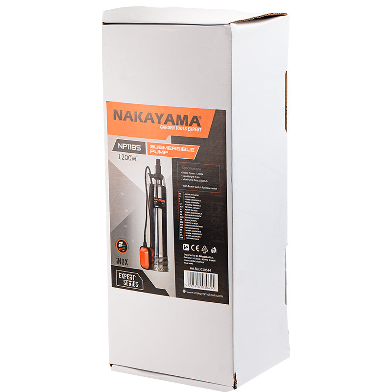 NAKAYAMA PRO NP1185 Αντλία Πηγαδιών Inox 1200W
