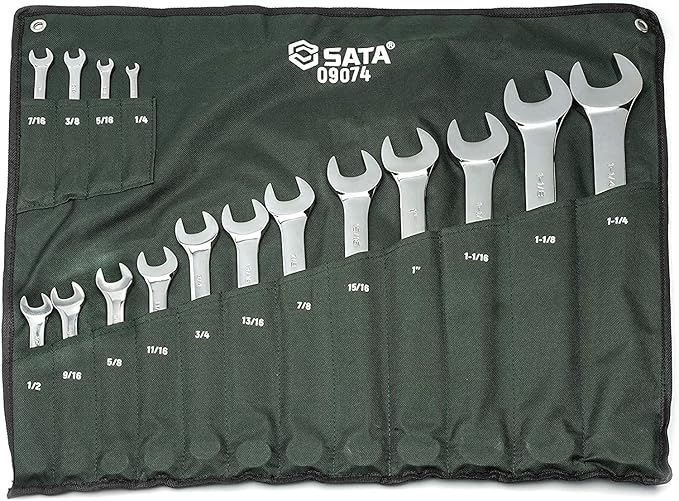 Γερμανοπολύγωνα ίντσας σετ 17τεμ 1/4" - 1-1/4"