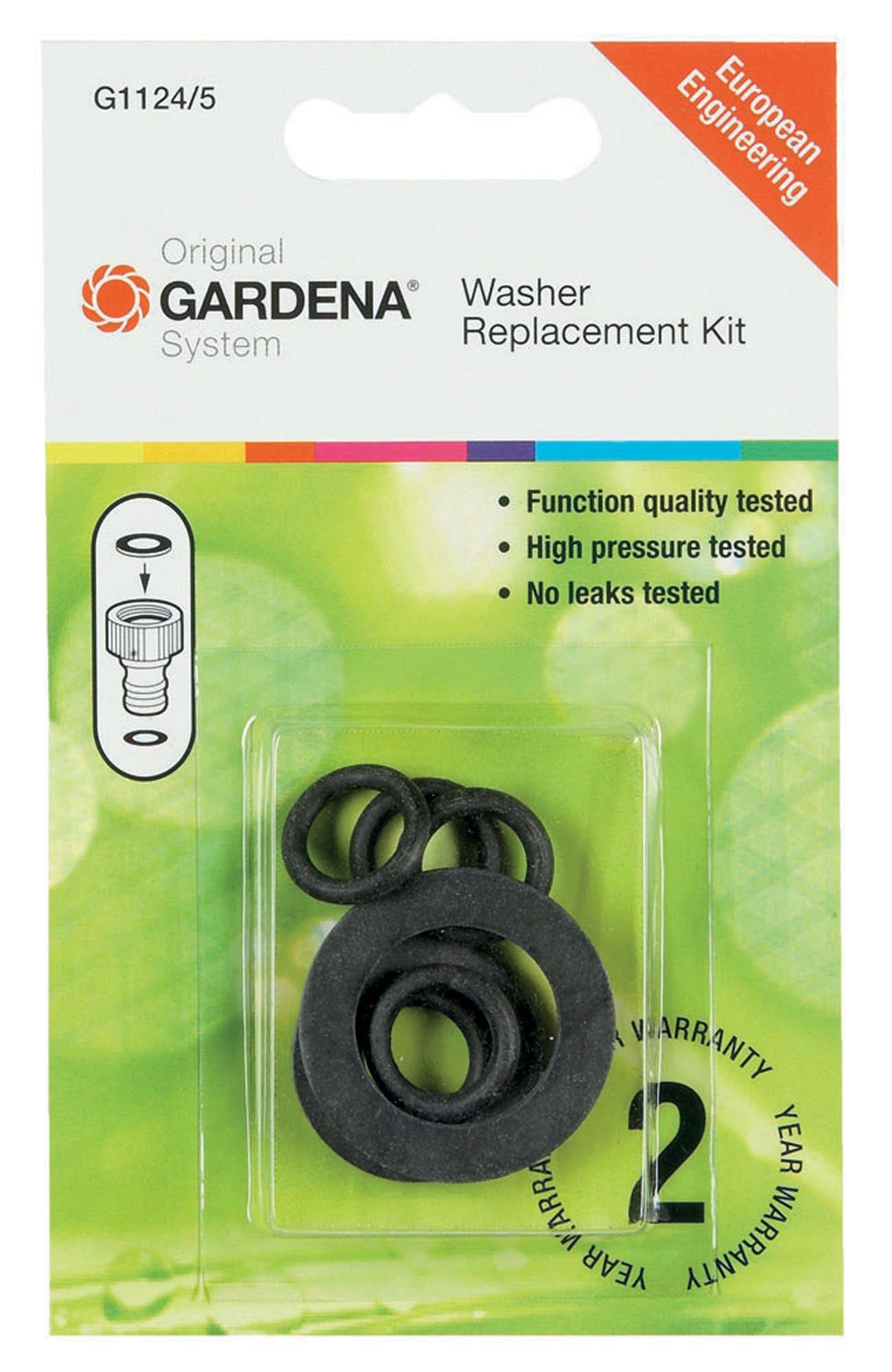 01124-20 Ανταλλακτικά Λαστιχάκια Gardena για Ρακόρ 901, 2901