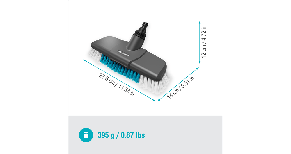 18816-20 Βούρτσα Νερού Σκληρή Gardena CleanSystem