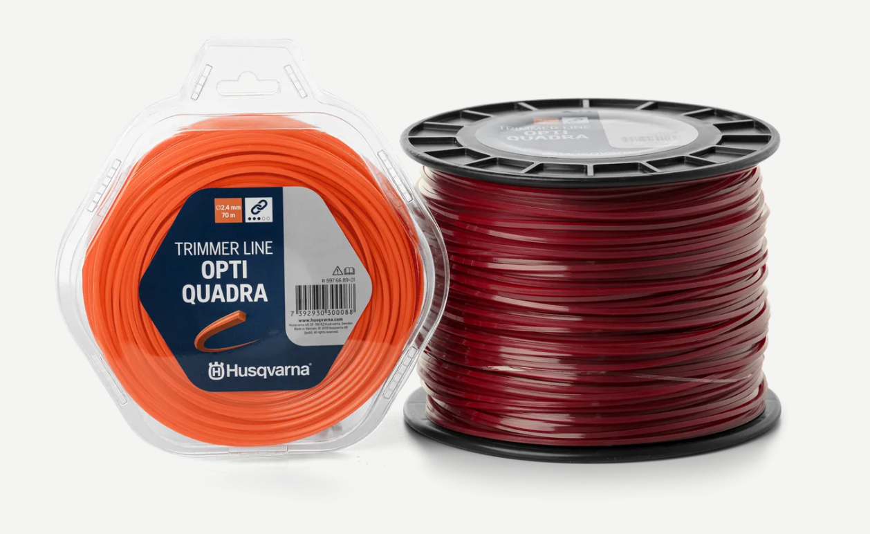 Μεσινέζα Τετράγωνη (Opti Quadra) Husqvarna 2,7 mm / 170 m Κίτρινη