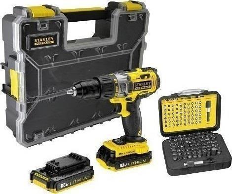 Δραπανοκατσάβιδο 18V κρουστικό με 2 μπαταρίες λιθίου 2Ah,τσοκ 13mm και σετ μύτες 60τεμ. σε κασετίνα FMCK625D2A-OW