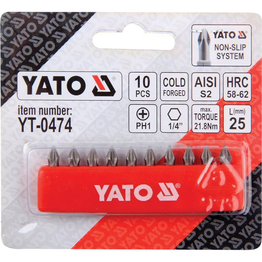 ΣΕΤ ΜYTΕΣ PH 1/4'' 10ΤΜΧ YT-0474 20000474