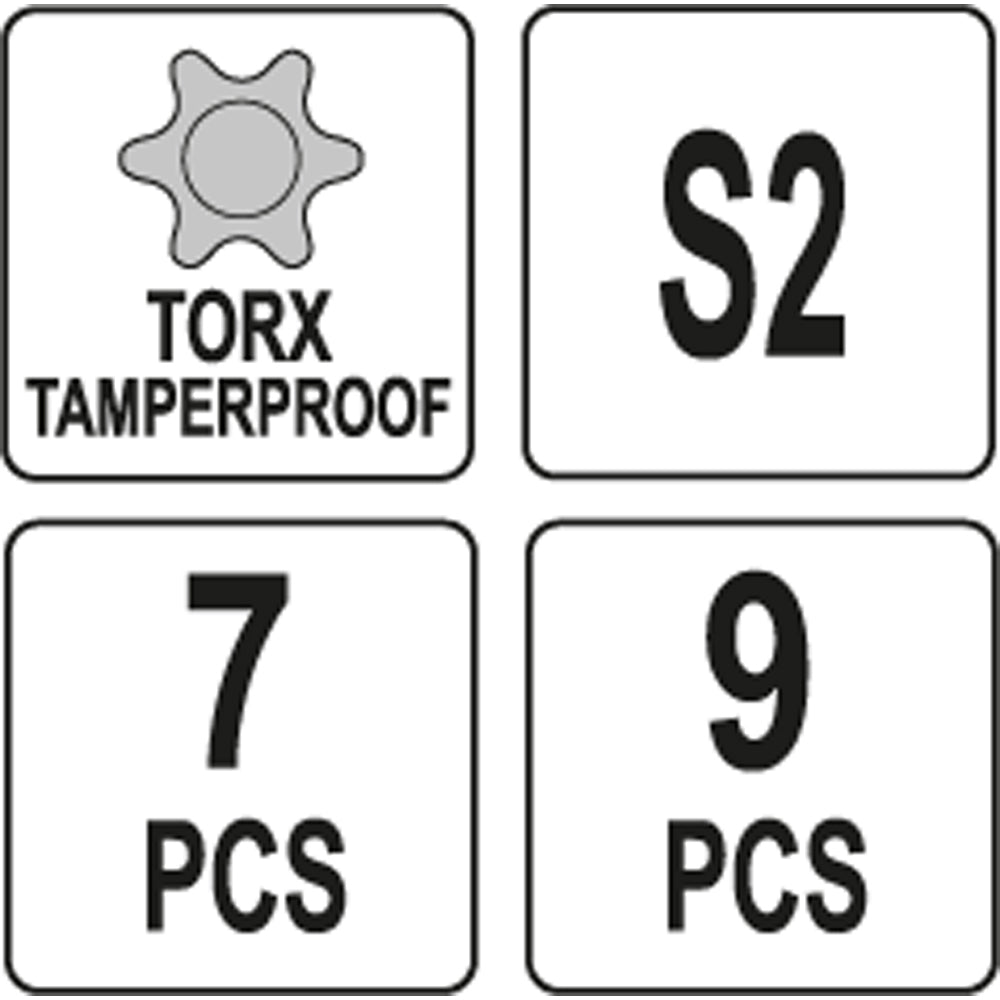 ΣΕΤ TORX 7ΤΜΧ. YT-0562 20000562