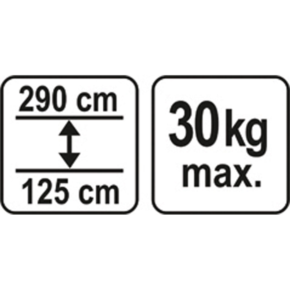 ΤΗΛΕΣΚΟΠΙΚΗ ΜΠΑΡΑ ΣΤΗΡΙΞΗΣ 125-290CM YT-64552 20064552