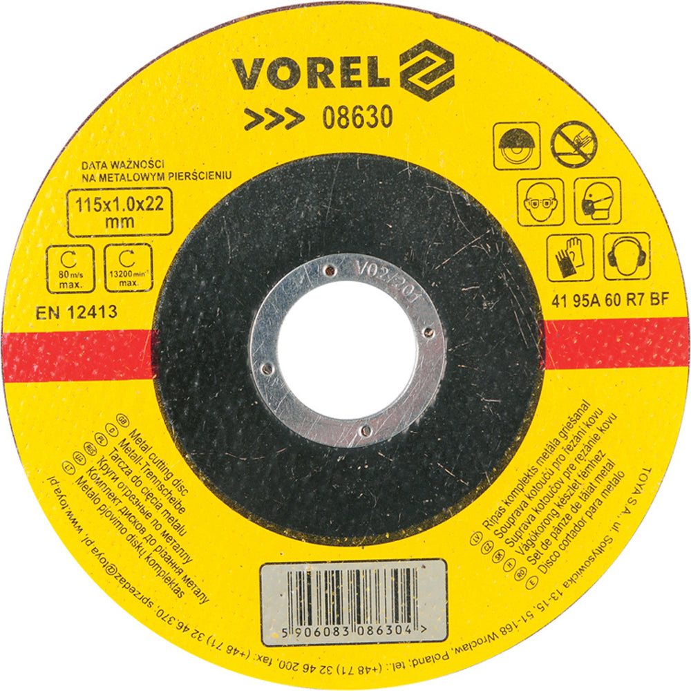 VOREL ΔΙΣΚΟΣ ΚΟΠΗΣ ΣΙΔΗΡΟΥ - 230.0MM-ΔΙΑΜΕΤΡΟΣ 21108639