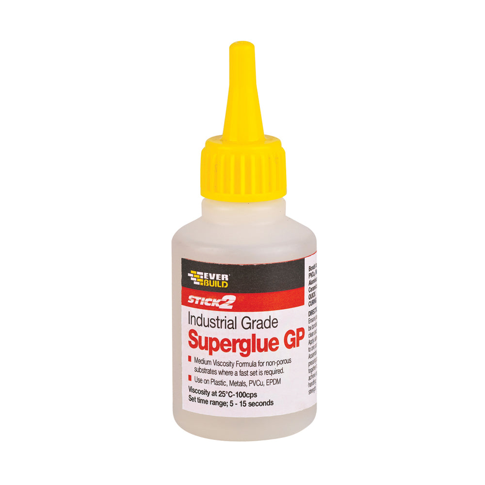 EVERBUILD SUPERGLUE TUBE ΚΥΑΝΟΑΚΡΥΛΙΚΗ ΚΟΛΛΑ ΣΤΙΓΜΗΣ 3gr 483372