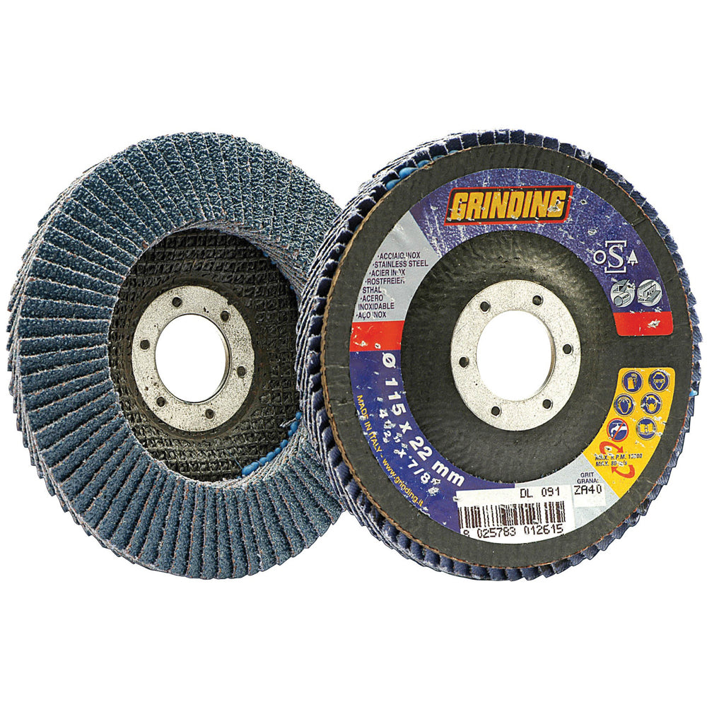 GRINDING ΔΙΣΚΟΣ ΦΤΕΡΟΥ ΖΙΡΓΚΟΝΙΟΥ - 40-GRIT, 125.0MM-ΔΙΑΜΕΤΡΟΣ 5500912540