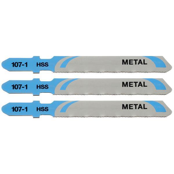 Λάμα σέγας 3τεμ. για μέταλλο τύπος Τ, με δόντι 0,7mm και μήκος 76mm STA22033-XJ