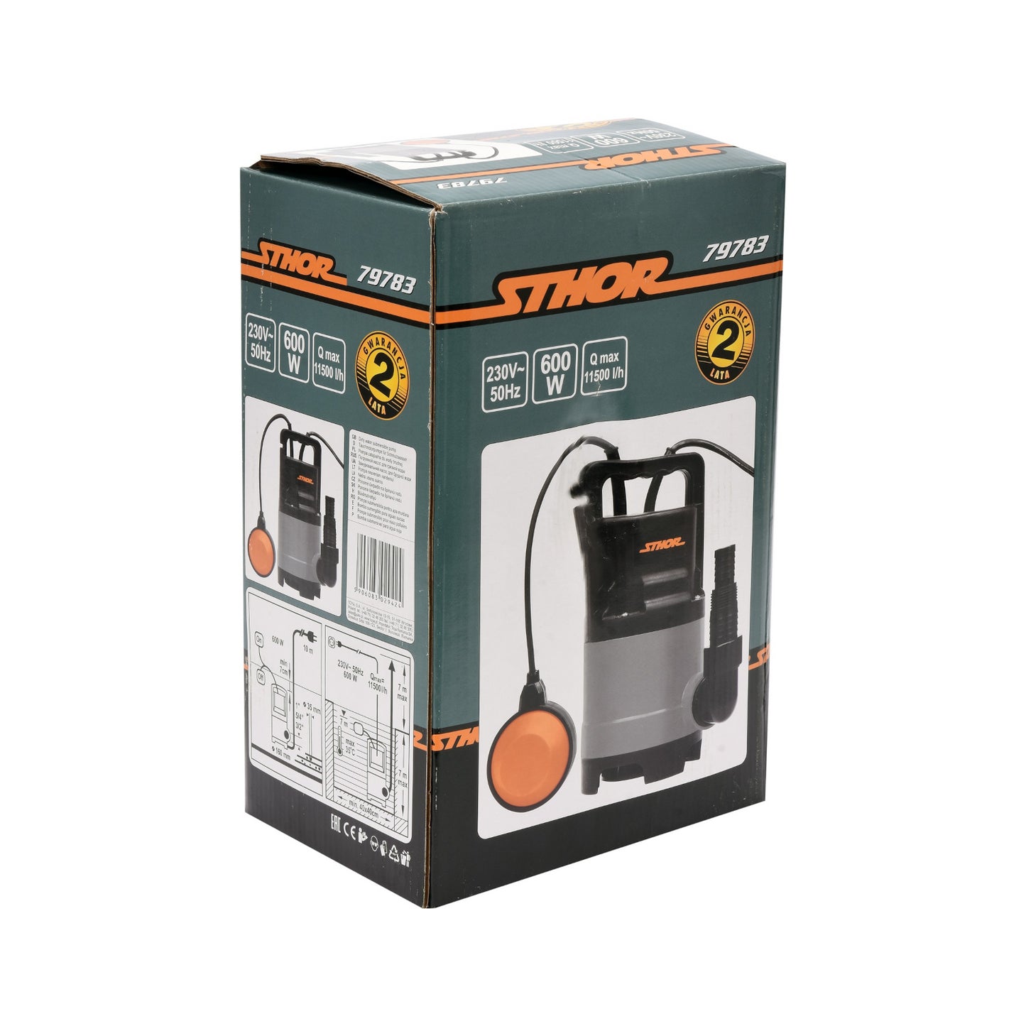 ΑΝΤΛΙΑ ΑΚΑΘΑΡΤΩΝ 600W 79783 STHOR 22079783