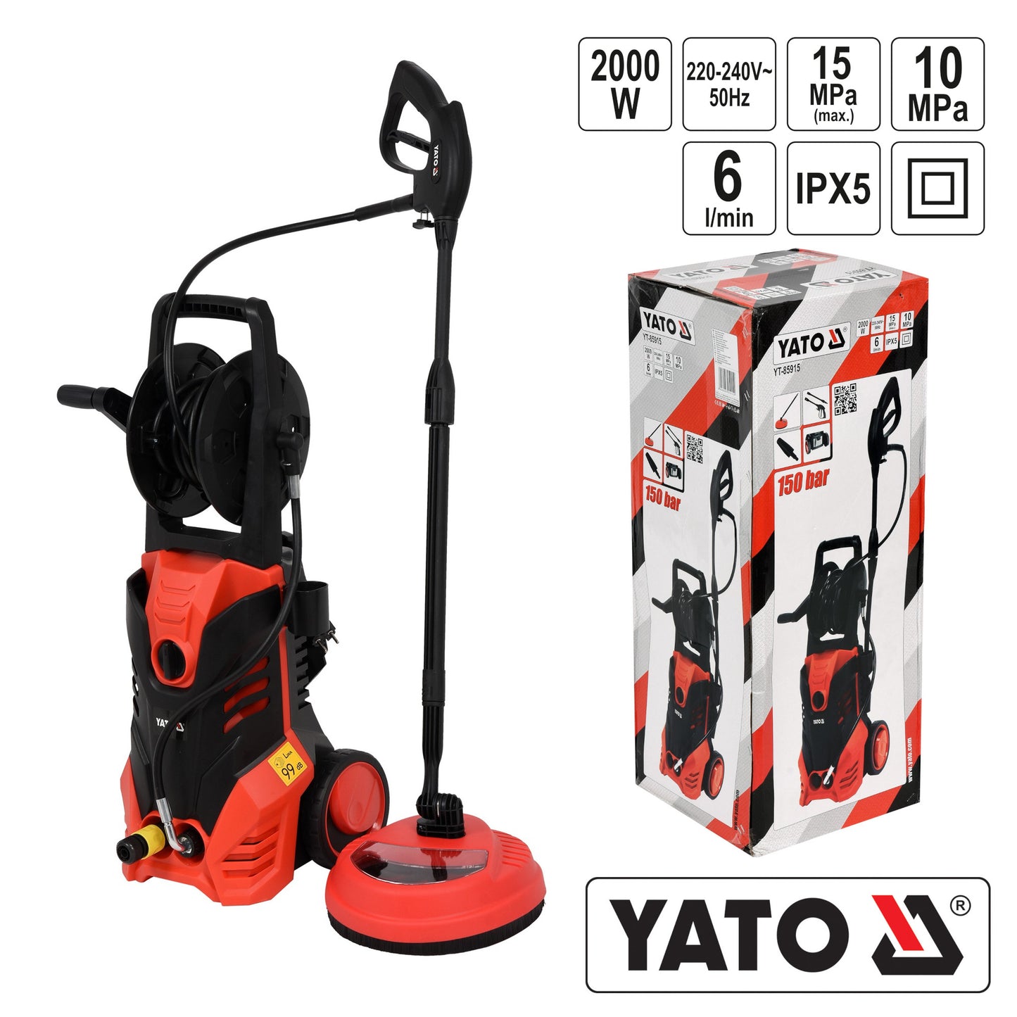 ΠΛΥΣΤΙΚΟ 2000W 150BAR ΥΤ-85915 20185915