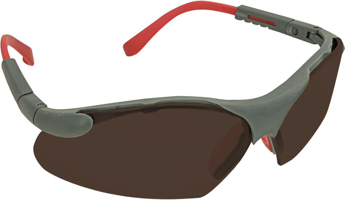 Γυαλιά εργασίας γκρι-μαύρα με τζάμι σκούρο πανοράμικ 597-G