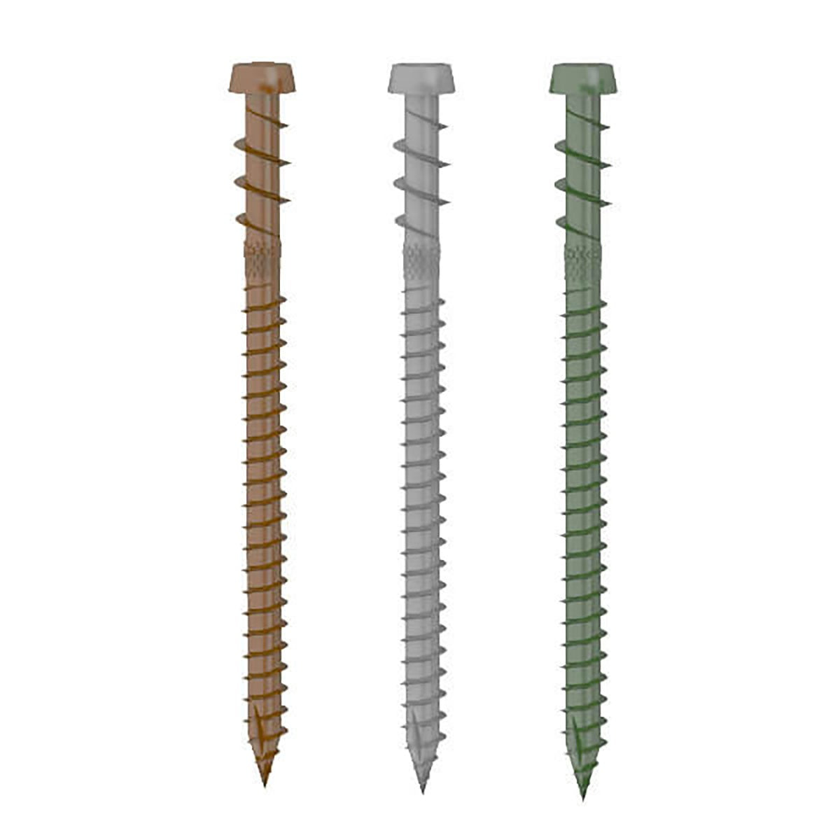 Βίδες ξύλου torx για πάτωμα Ø5 x 50mm - Γκρι 00550-KKTG550